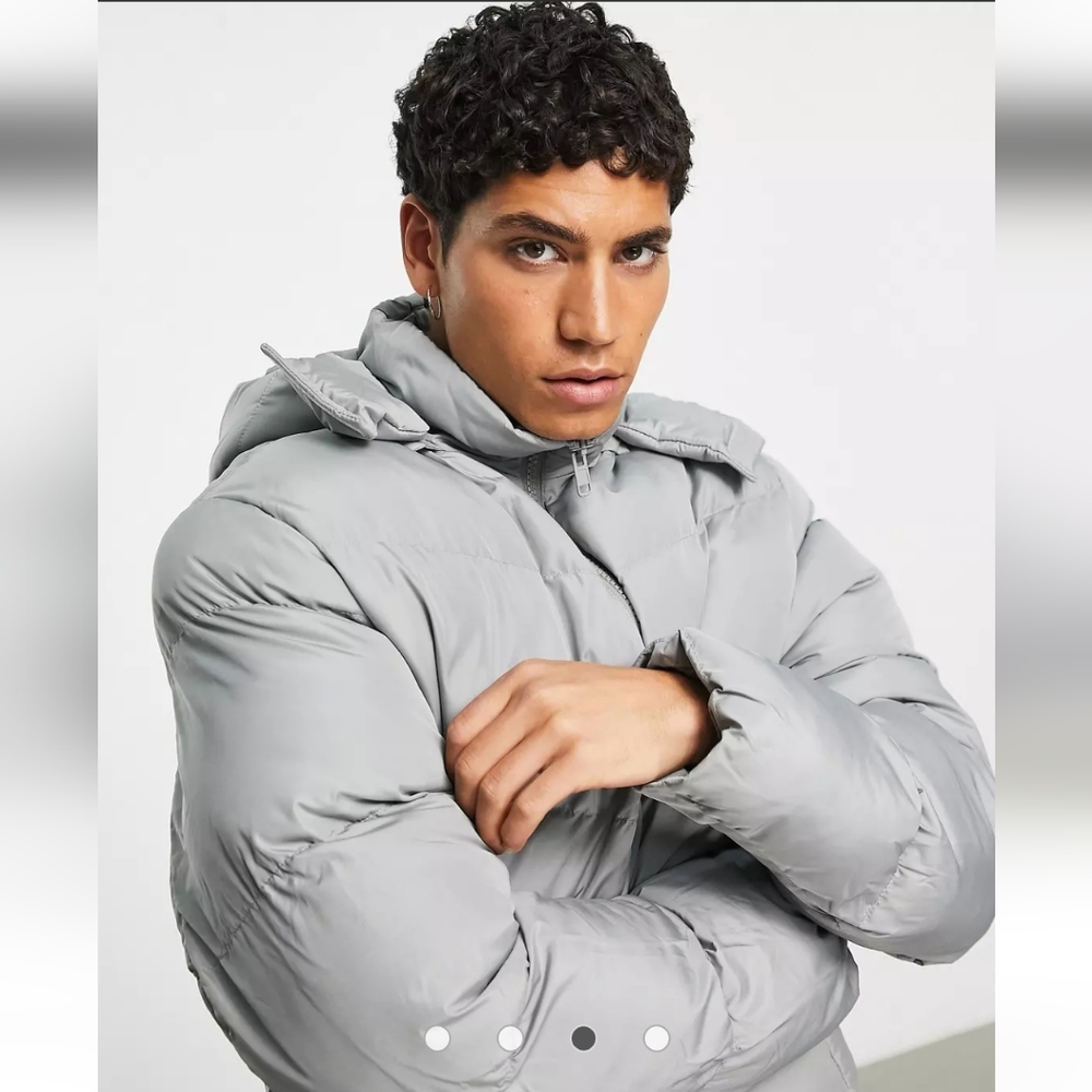 Primark Oversized Quilted Hooded Puffer Jacket - Picture 1 of 2